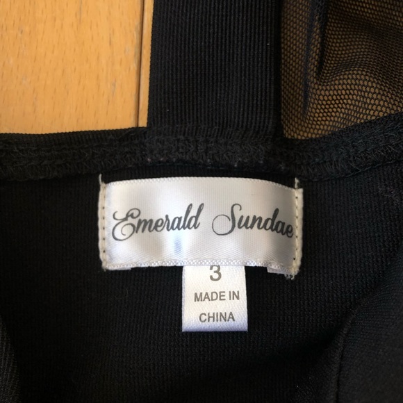 Black Mini Dress - Picture 3 of 3